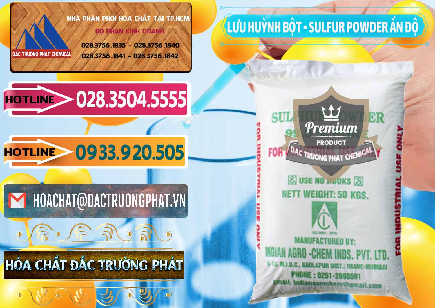 Bán _ phân phối Lưu huỳnh Bột - Sulfur Powder Ấn Độ India - 0347 - Cty cung cấp _ nhập khẩu hóa chất tại TP.HCM - dactruongphat.vn