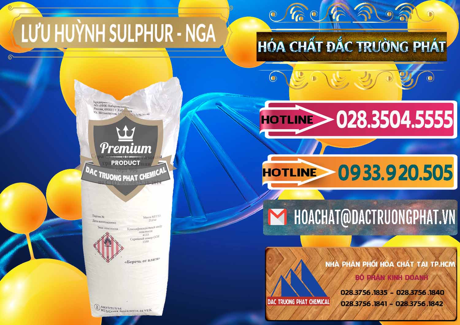 Công ty nhập khẩu - bán Lưu huỳnh Hạt - Sulfur Nga Russia - 0200 - Công ty cung cấp & nhập khẩu hóa chất tại TP.HCM - dactruongphat.vn