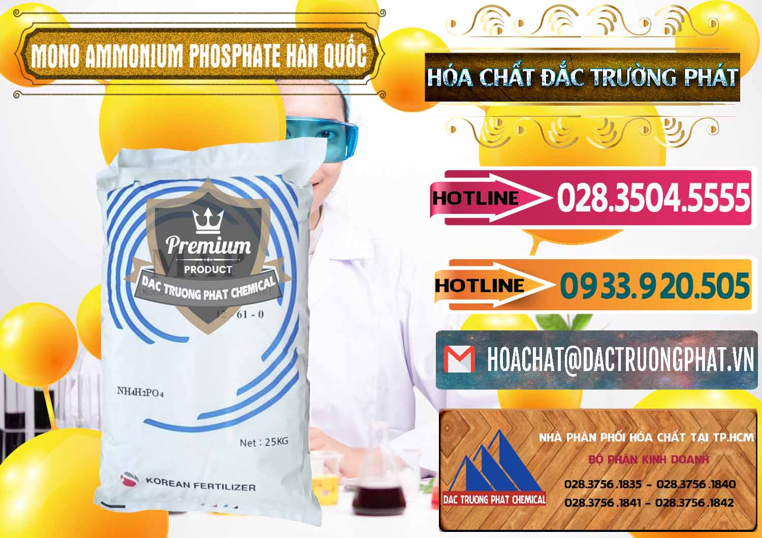 Bán _ cung cấp Mono Ammonium Phosphate - MAP 12-61-0 Hàn Quốc Korea - 0392 - Công ty phân phối ( nhập khẩu ) hóa chất tại TP.HCM - dactruongphat.vn