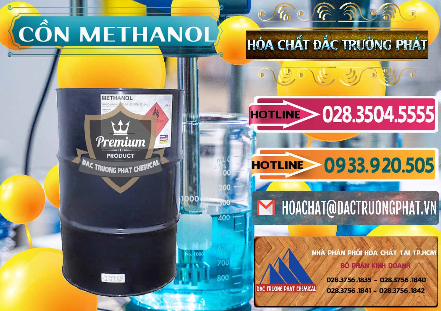 Công ty chuyên cung cấp _ bán Cồn Methanol - Methyl Alcohol Mã Lai Malaysia - 0331 - Phân phối & bán hóa chất tại TP.HCM - dactruongphat.vn