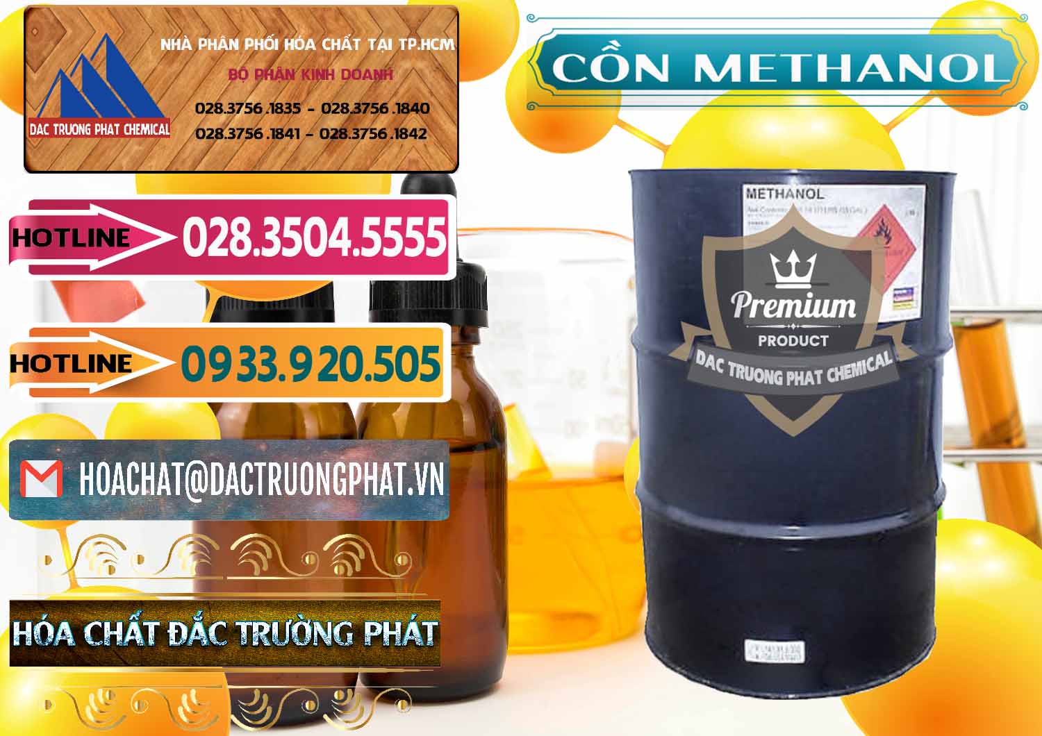 Cty chuyên phân phối ( bán ) Cồn Methanol - Methyl Alcohol Mã Lai Malaysia - 0331 - Công ty chuyên bán ( cung cấp ) hóa chất tại TP.HCM - dactruongphat.vn