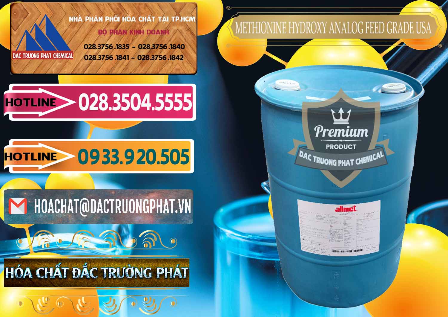 Nơi kinh doanh và bán Methionine Nước - Dạng Lỏng Novus Alimet Mỹ USA - 0316 - Cty phân phối - bán hóa chất tại TP.HCM - dactruongphat.vn