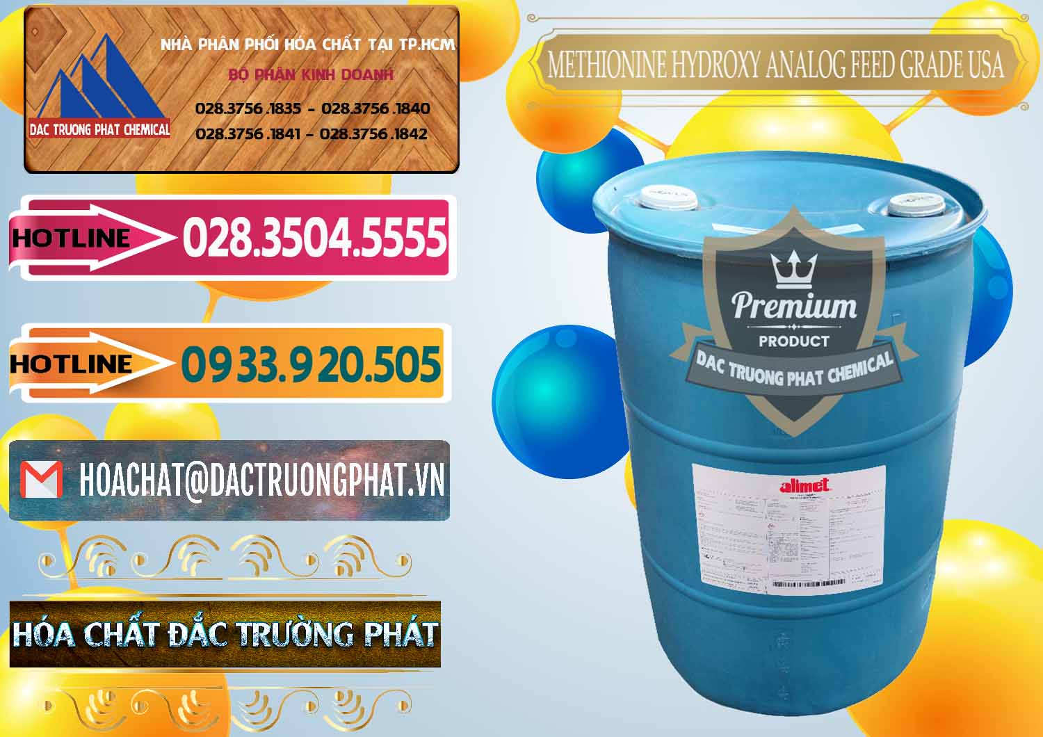 Công ty bán ( phân phối ) Methionine Nước - Dạng Lỏng Novus Alimet Mỹ USA - 0316 - Đơn vị nhập khẩu & cung cấp hóa chất tại TP.HCM - dactruongphat.vn
