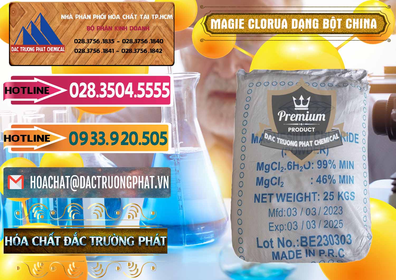 Cty chuyên bán _ cung ứng Magie Clorua – MGCL2 96% Dạng Bột Logo Kim Cương Trung Quốc China - 0387 - Cty chuyên phân phối & cung ứng hóa chất tại TP.HCM - dactruongphat.vn