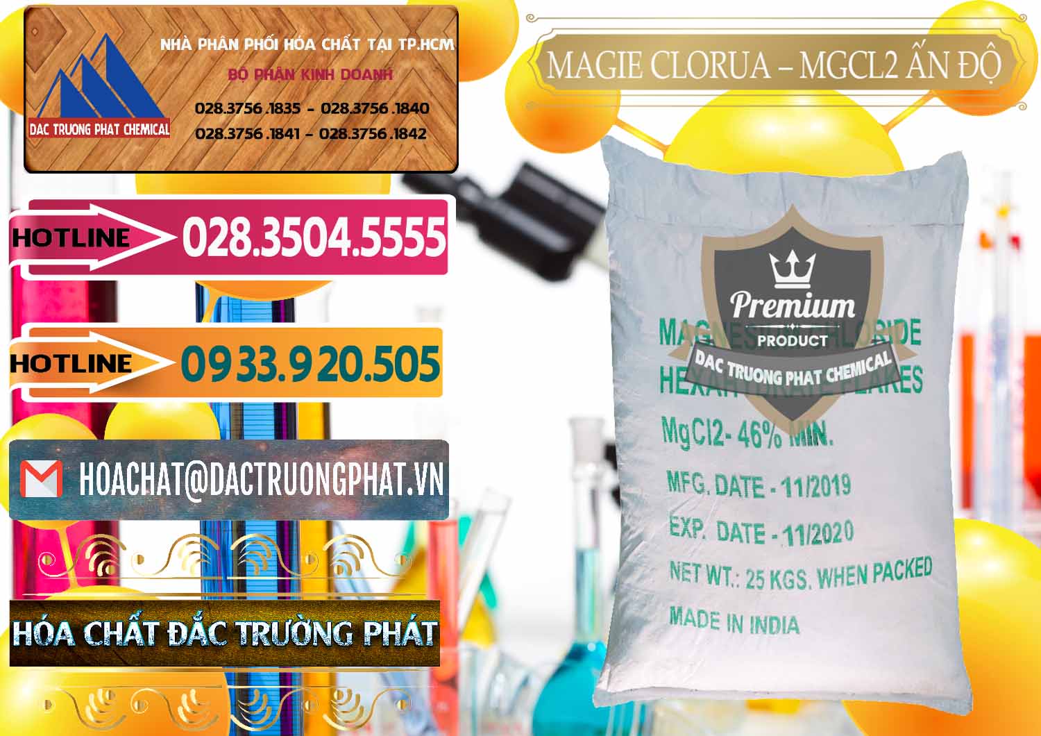 Cty chuyên bán & phân phối Magie Clorua – MGCL2 46% Dạng Vảy Ấn Độ India - 0092 - Cty kinh doanh và phân phối hóa chất tại TP.HCM - dactruongphat.vn