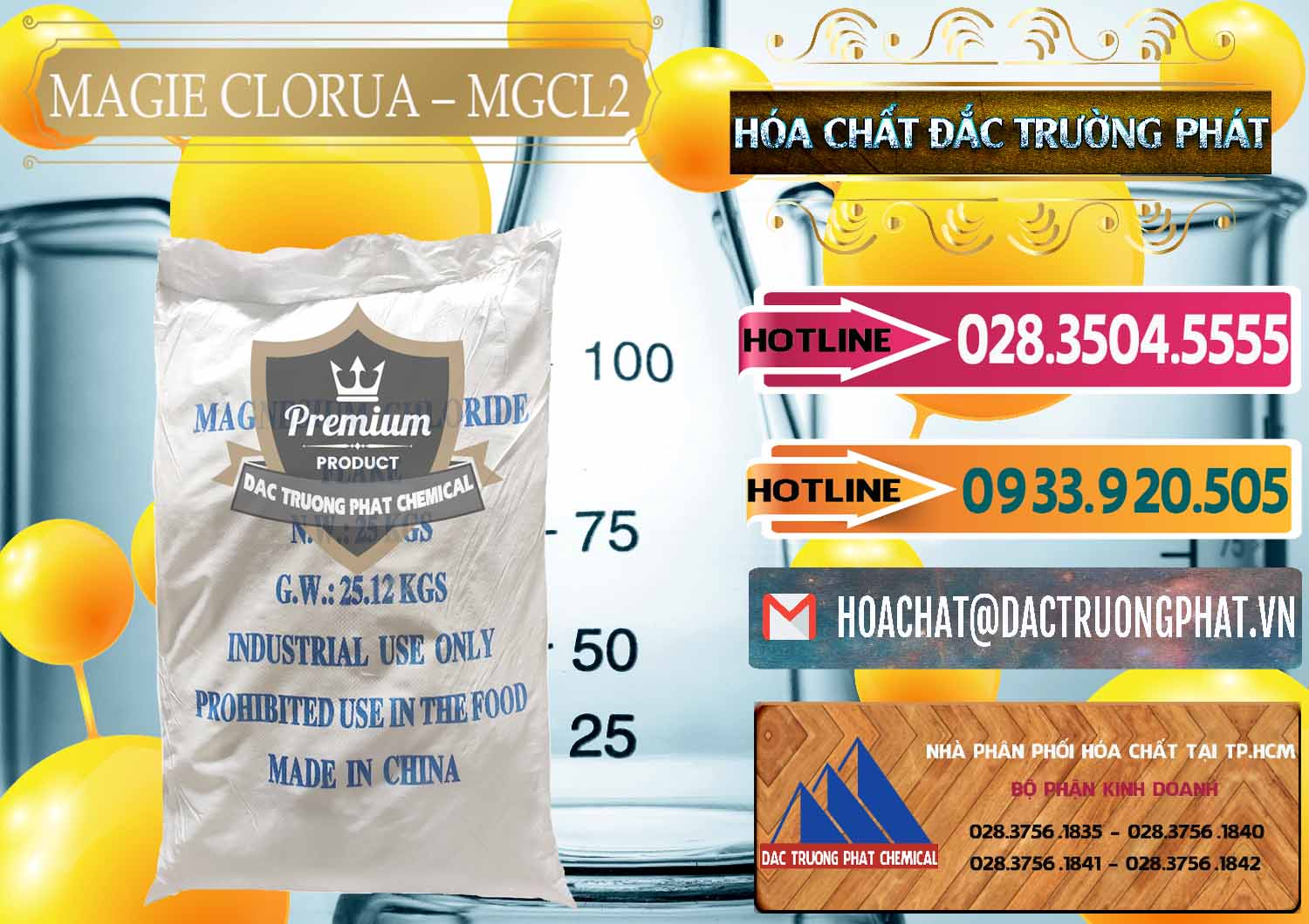 Công ty bán _ phân phối Magie Clorua – MGCL2 96% Dạng Vảy Trung Quốc China - 0091 - Cty kinh doanh ( phân phối ) hóa chất tại TP.HCM - dactruongphat.vn