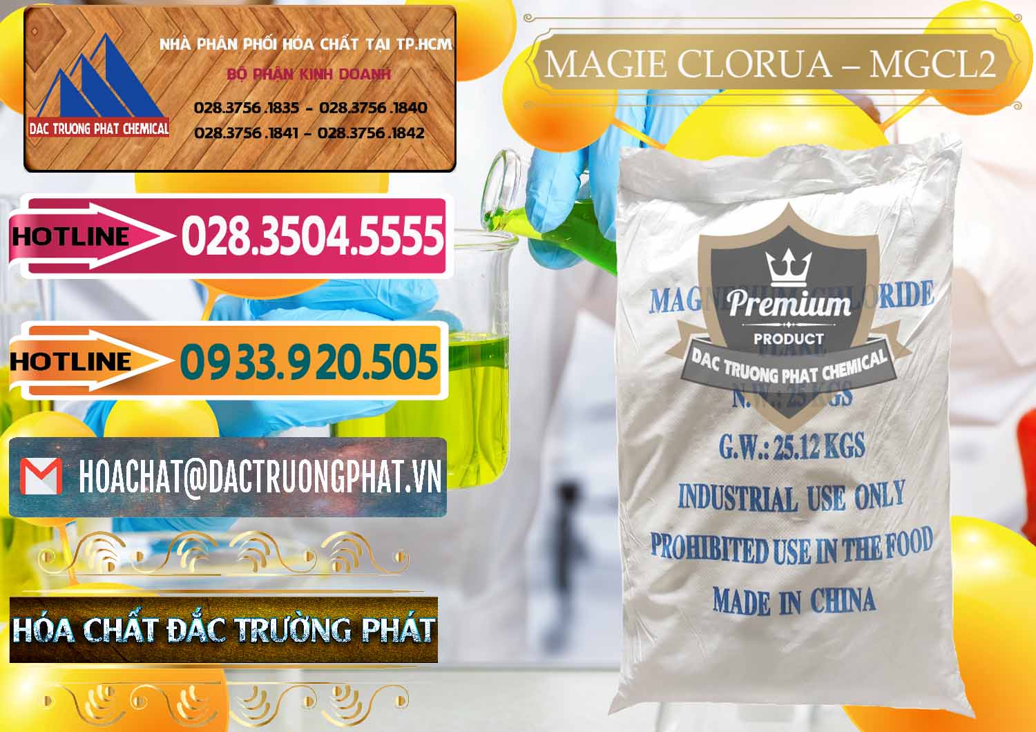 Đơn vị phân phối & bán Magie Clorua – MGCL2 96% Dạng Vảy Trung Quốc China - 0091 - Cung cấp _ bán hóa chất tại TP.HCM - dactruongphat.vn