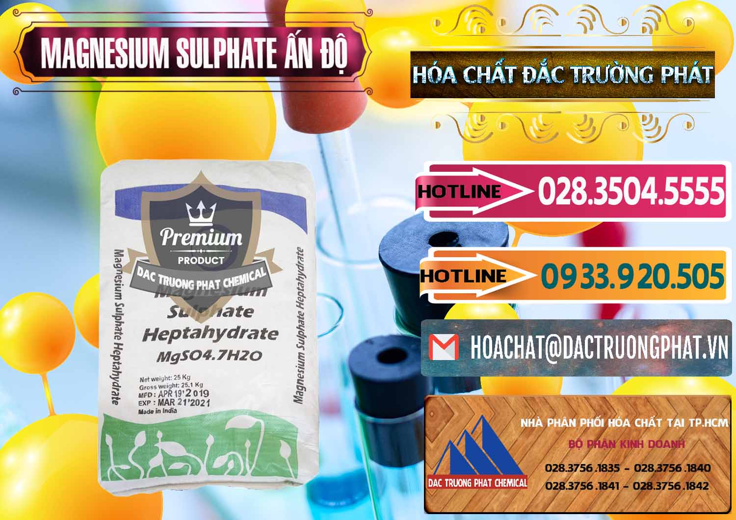 Đơn vị nhập khẩu và bán MGSO4.7H2O – Magnesium Sulphate Heptahydrate Ấn Độ India - 0362 - Đơn vị nhập khẩu - cung cấp hóa chất tại TP.HCM - dactruongphat.vn