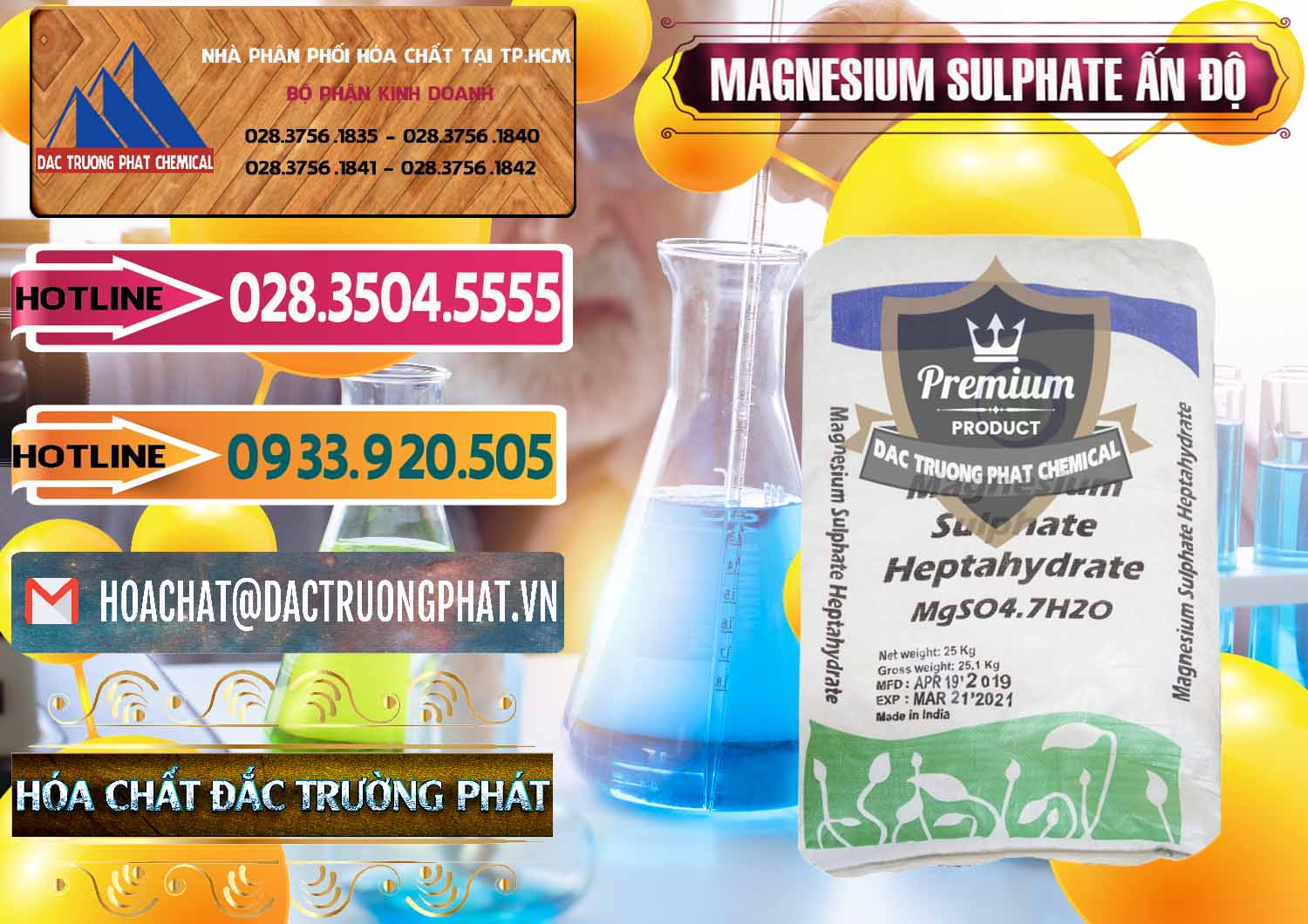 Cty chuyên bán _ phân phối MGSO4.7H2O – Magnesium Sulphate Heptahydrate Ấn Độ India - 0362 - Công ty phân phối - cung cấp hóa chất tại TP.HCM - dactruongphat.vn