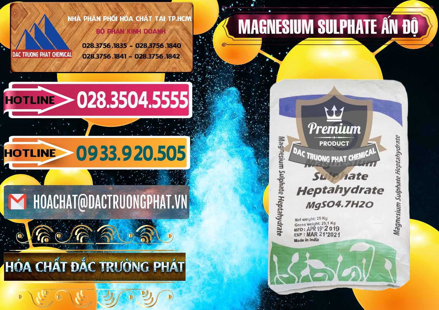 Công ty kinh doanh & bán MGSO4.7H2O – Magnesium Sulphate Heptahydrate Ấn Độ India - 0362 - Đơn vị chuyên nhập khẩu _ cung cấp hóa chất tại TP.HCM - dactruongphat.vn