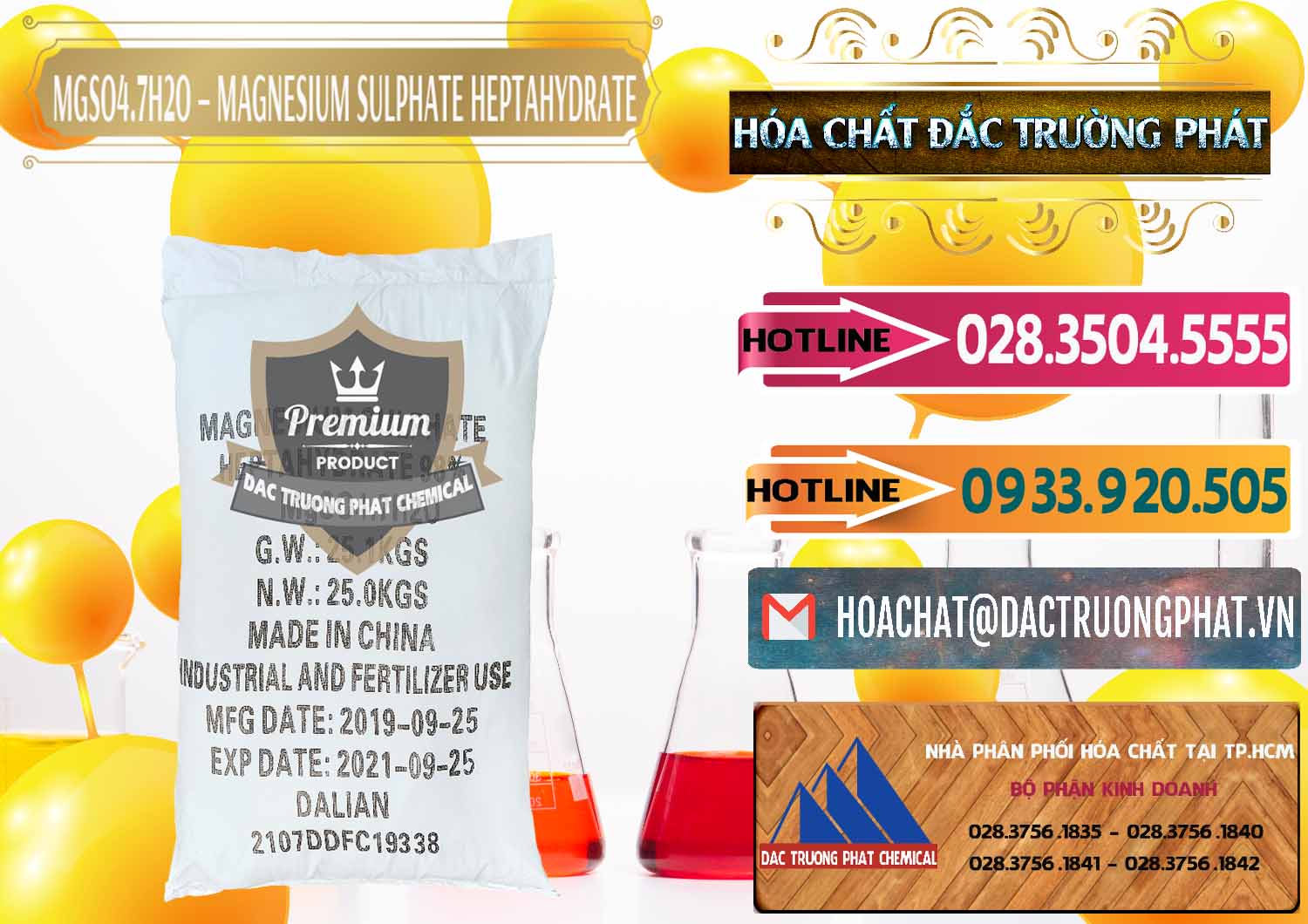 Nơi phân phối _ bán MGSO4.7H2O – Magnesium Sulphate Heptahydrate Trung Quốc China - 0094 - Cty bán ( cung cấp ) hóa chất tại TP.HCM - dactruongphat.vn