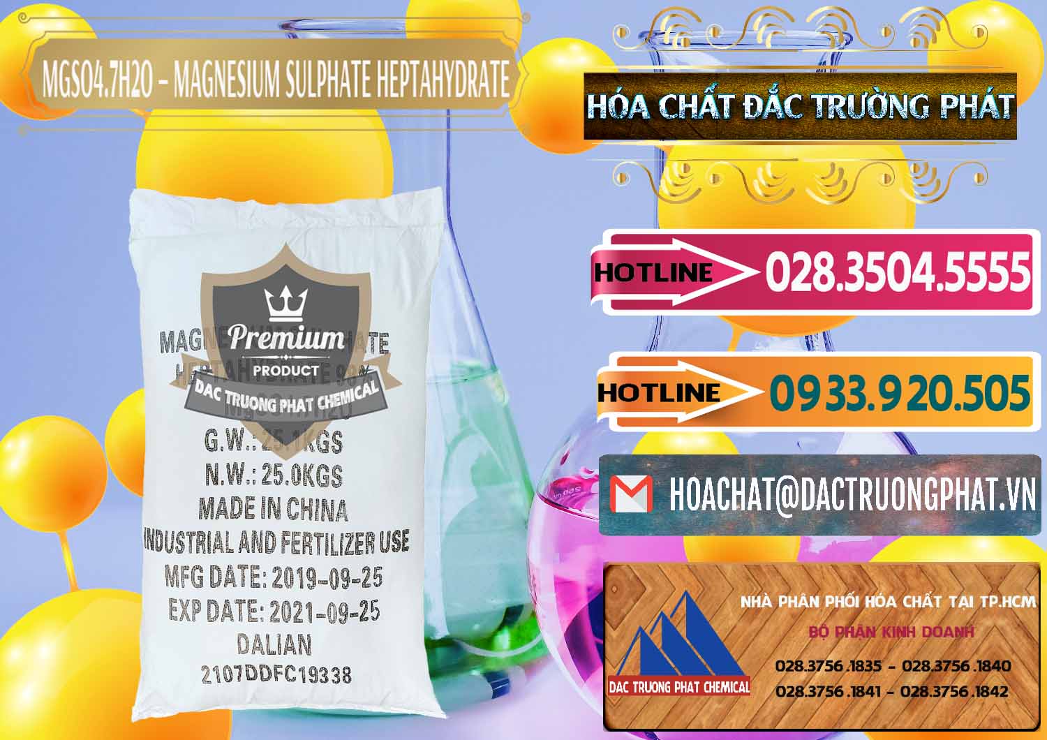 Công ty kinh doanh - bán MGSO4.7H2O – Magnesium Sulphate Heptahydrate Trung Quốc China - 0094 - Đơn vị cung ứng và phân phối hóa chất tại TP.HCM - dactruongphat.vn