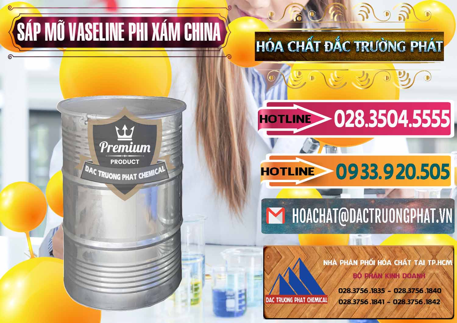 Công ty cung ứng & bán Sáp Mỡ Vaseline Phi Xám Trung Quốc China - 0291 - Công ty cung cấp và nhập khẩu hóa chất tại TP.HCM - dactruongphat.vn