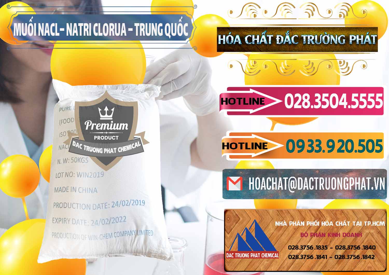 Nơi bán - phân phối Muối NaCL – Sodium Chloride Trung Quốc China - 0097 - Cung cấp & phân phối hóa chất tại TP.HCM - dactruongphat.vn