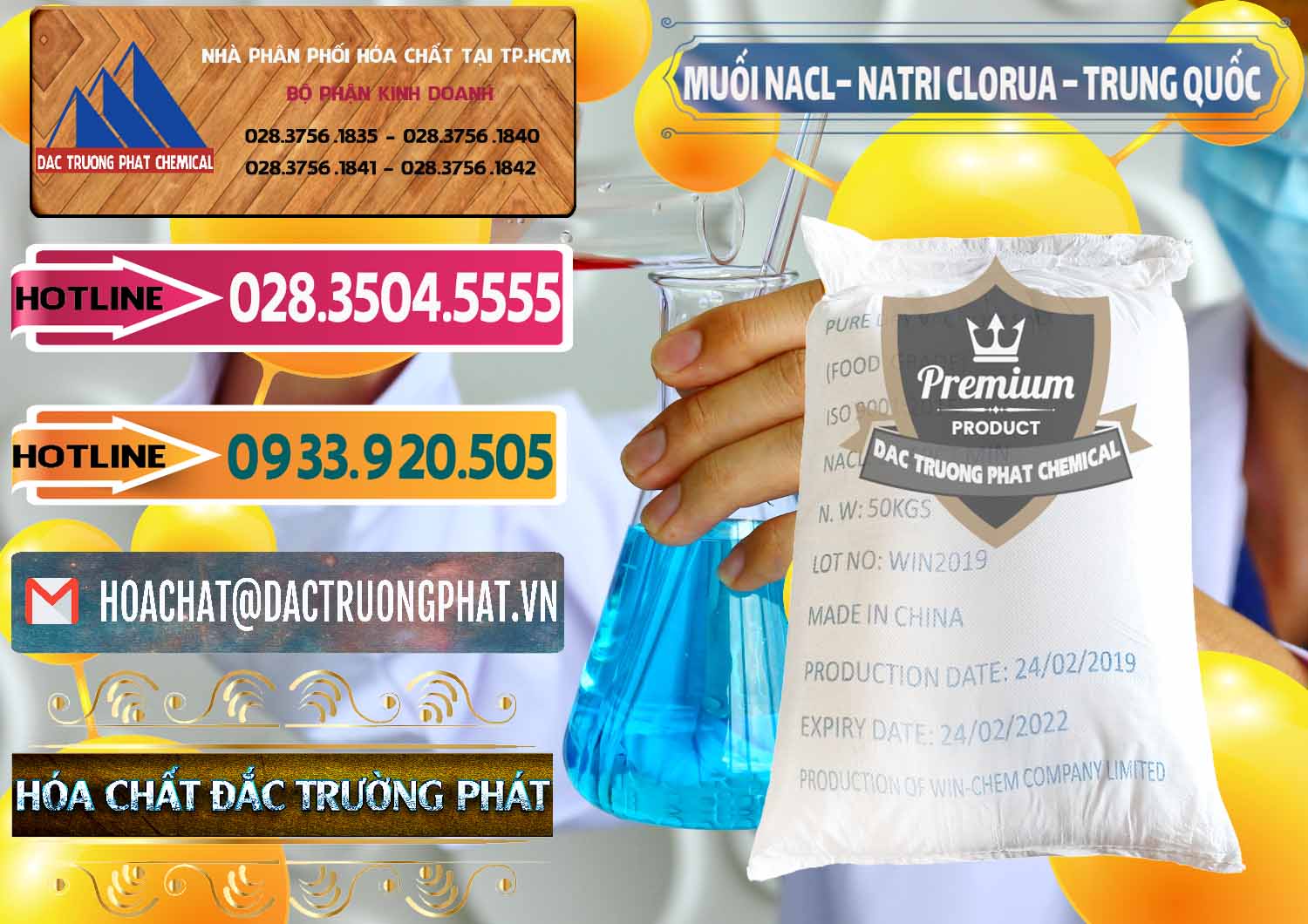 Công ty chuyên kinh doanh & bán Muối NaCL – Sodium Chloride Trung Quốc China - 0097 - Nơi phân phối và nhập khẩu hóa chất tại TP.HCM - dactruongphat.vn