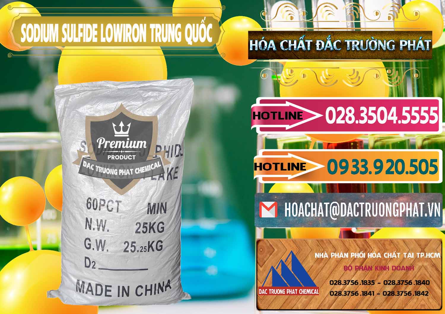 Đơn vị chuyên bán _ cung ứng Sodium Sulfide NA2S – Đá Thối Lowiron Trung Quốc China - 0227 - Công ty cung cấp - bán hóa chất tại TP.HCM - dactruongphat.vn
