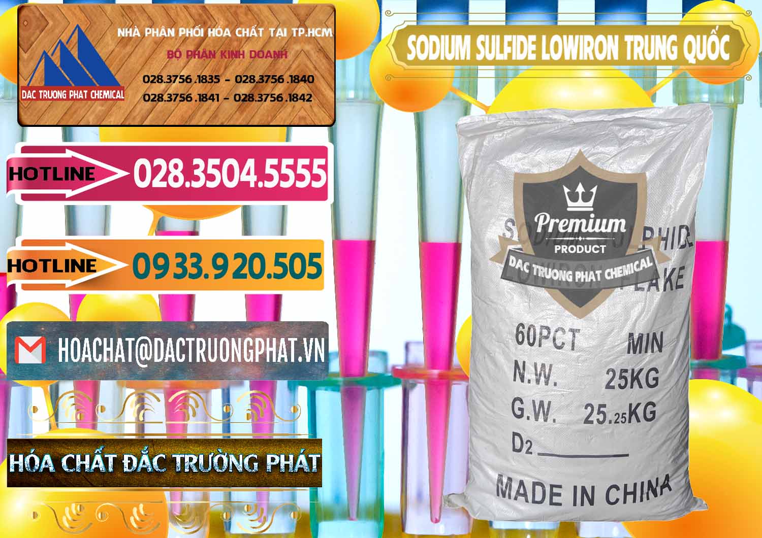 Cty chuyên phân phối - bán Sodium Sulfide NA2S – Đá Thối Lowiron Trung Quốc China - 0227 - Đơn vị chuyên kinh doanh - cung cấp hóa chất tại TP.HCM - dactruongphat.vn