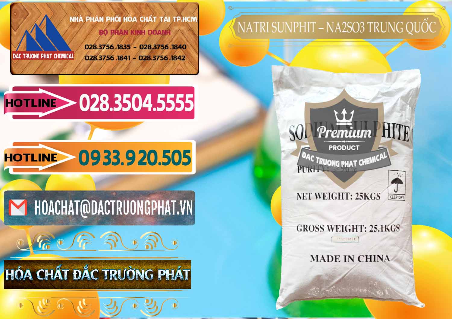 Công ty nhập khẩu - bán Natri Sunphit - NA2SO3 Trung Quốc China - 0106 - Cty chuyên kinh doanh & phân phối hóa chất tại TP.HCM - dactruongphat.vn