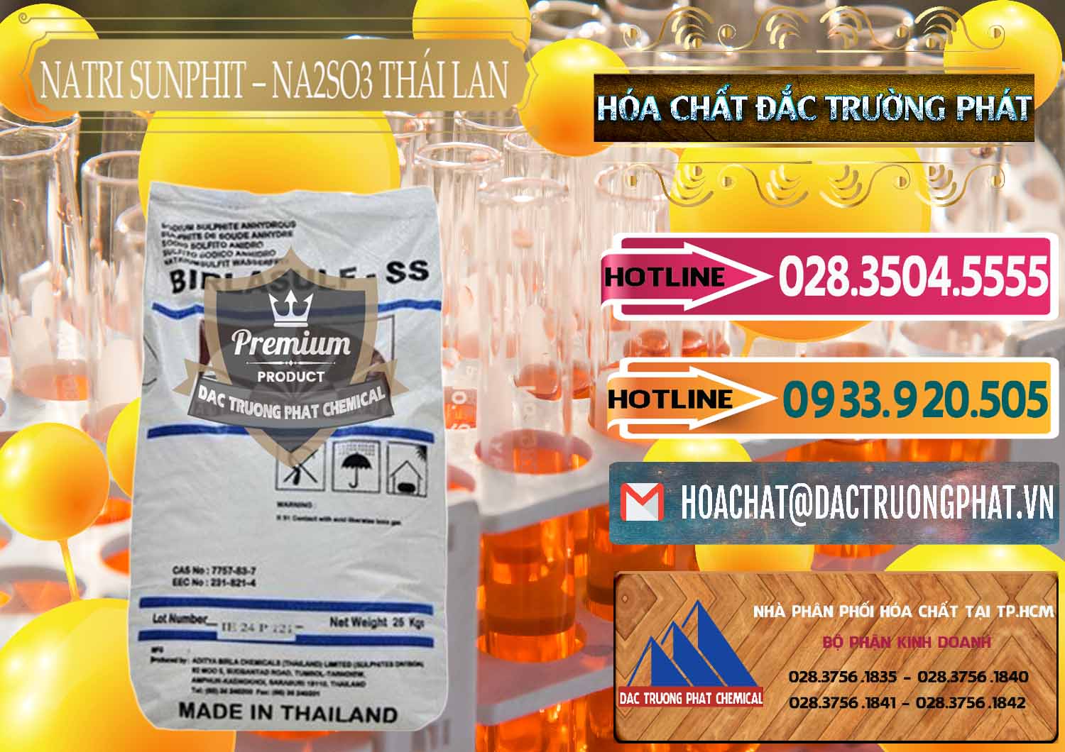 Cty bán ( cung cấp ) Natri Sunphit - NA2SO3 Thái Lan - 0105 - Nhà phân phối - cung cấp hóa chất tại TP.HCM - dactruongphat.vn