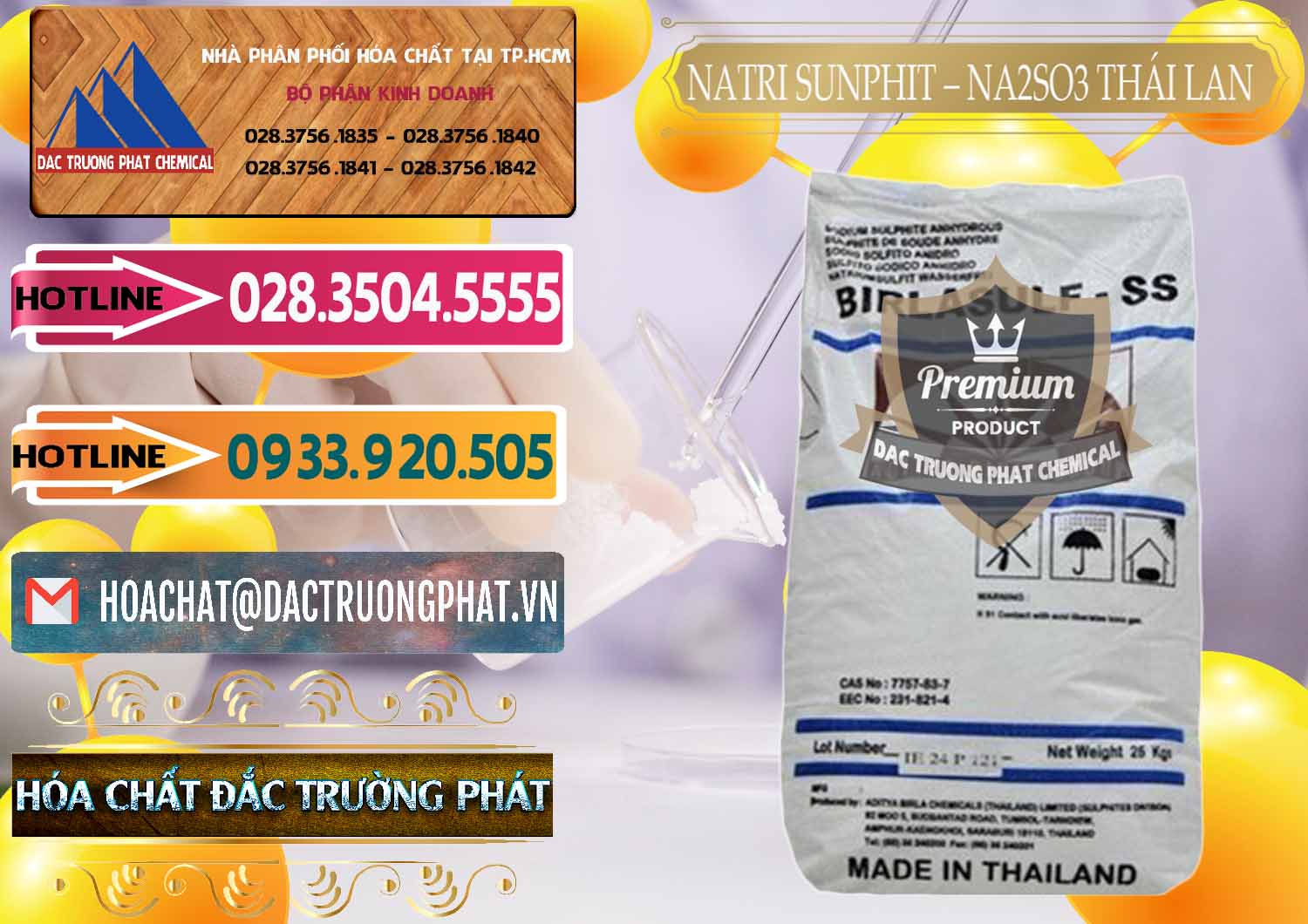 Đơn vị chuyên kinh doanh và bán Natri Sunphit - NA2SO3 Thái Lan - 0105 - Cty chuyên bán và cung cấp hóa chất tại TP.HCM - dactruongphat.vn