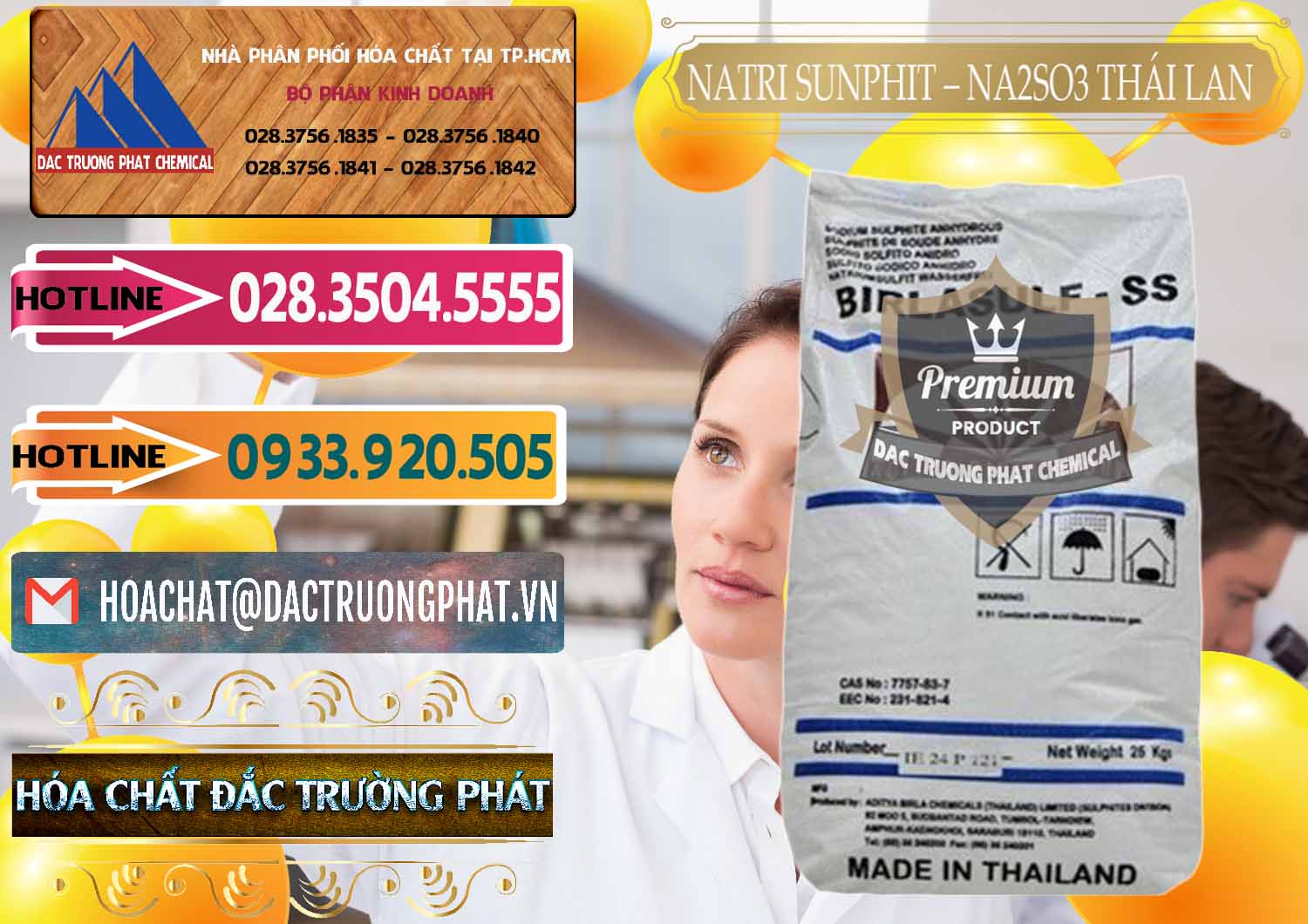 Công ty chuyên nhập khẩu và bán Natri Sunphit - NA2SO3 Thái Lan - 0105 - Nhà nhập khẩu - cung cấp hóa chất tại TP.HCM - dactruongphat.vn