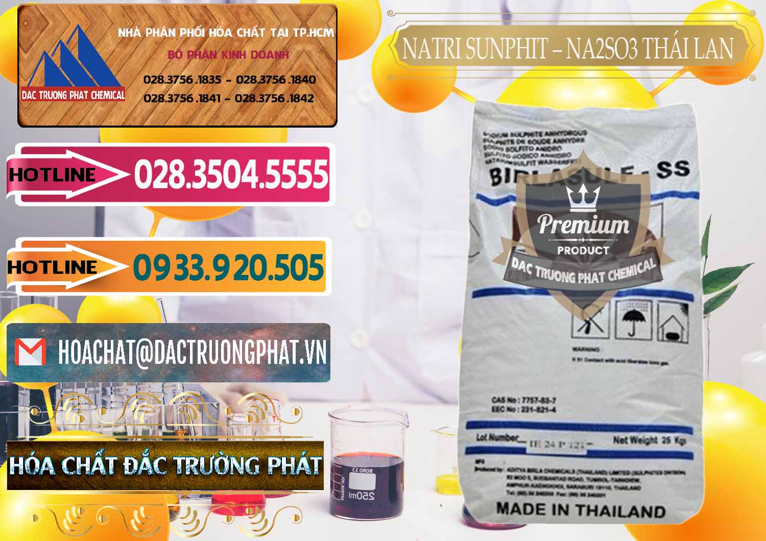 Công ty cung cấp ( bán ) Natri Sunphit - NA2SO3 Thái Lan - 0105 - Chuyên phân phối _ bán hóa chất tại TP.HCM - dactruongphat.vn