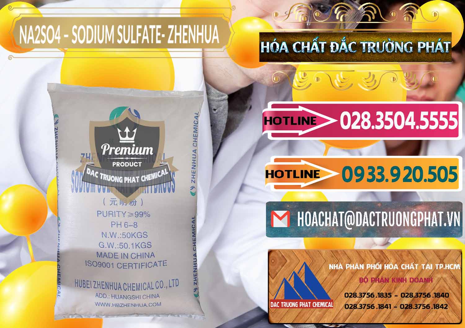 Đơn vị chuyên kinh doanh _ bán Sodium Sulphate - Muối Sunfat Na2SO4 Zhenhua Trung Quốc China - 0101 - Nơi cung cấp và phân phối hóa chất tại TP.HCM - dactruongphat.vn