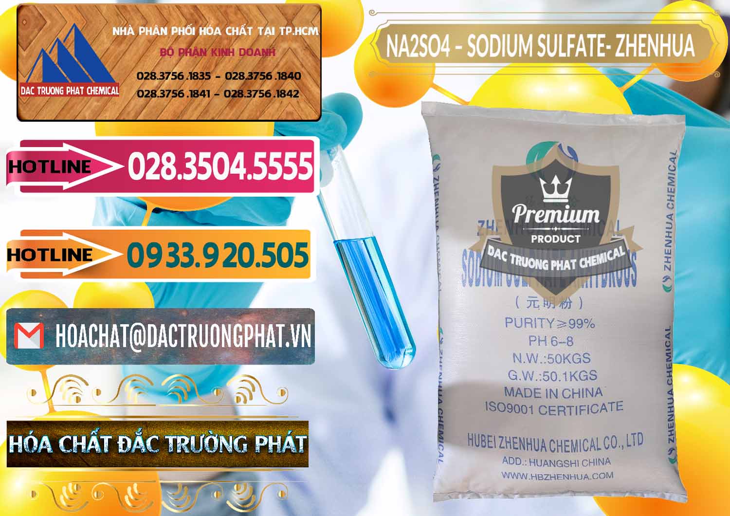 Nhà nhập khẩu - bán Sodium Sulphate - Muối Sunfat Na2SO4 Zhenhua Trung Quốc China - 0101 - Cty cung cấp _ phân phối hóa chất tại TP.HCM - dactruongphat.vn