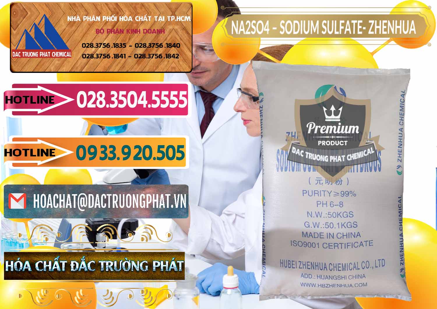 Bán _ phân phối Sodium Sulphate - Muối Sunfat Na2SO4 Zhenhua Trung Quốc China - 0101 - Đơn vị chuyên bán _ cung cấp hóa chất tại TP.HCM - dactruongphat.vn