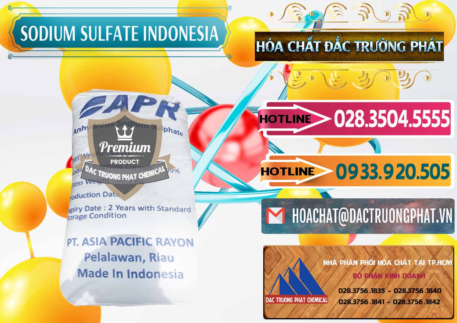 Chuyên bán - cung ứng Sodium Sulphate - Muối Sunfat Na2SO4 APR Indonesia - 0460 - Nhà phân phối & cung cấp hóa chất tại TP.HCM - dactruongphat.vn