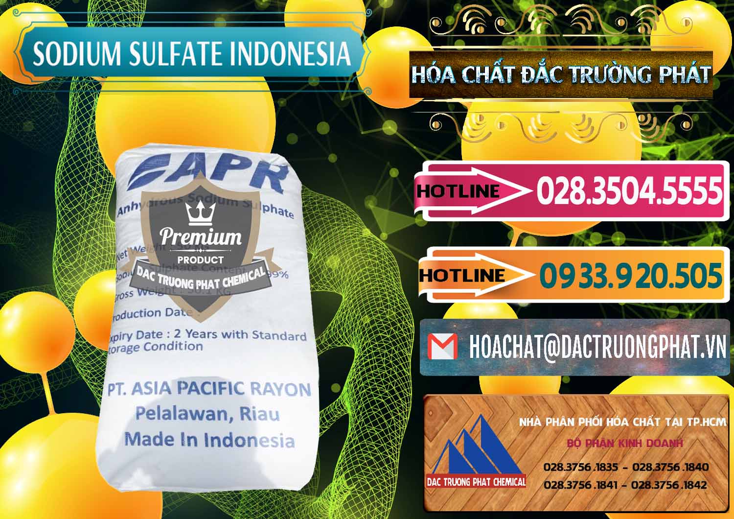 Đơn vị chuyên bán và cung ứng Sodium Sulphate - Muối Sunfat Na2SO4 APR Indonesia - 0460 - Đơn vị chuyên kinh doanh - cung cấp hóa chất tại TP.HCM - dactruongphat.vn