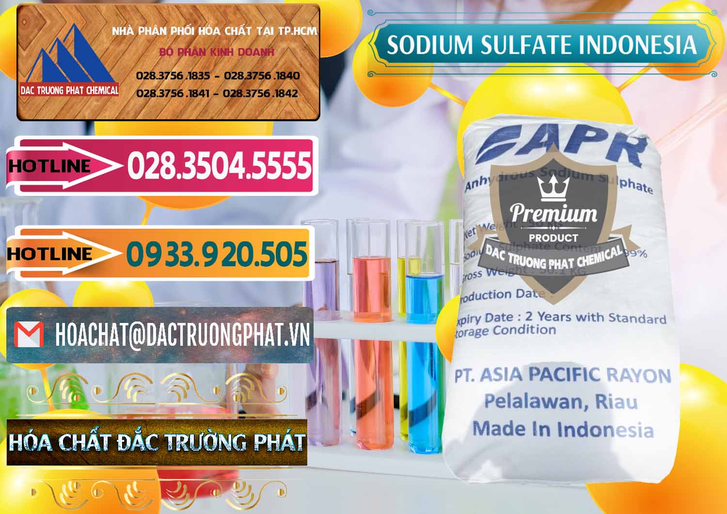 Công ty kinh doanh và bán Sodium Sulphate - Muối Sunfat Na2SO4 APR Indonesia - 0460 - Đơn vị kinh doanh & cung cấp hóa chất tại TP.HCM - dactruongphat.vn