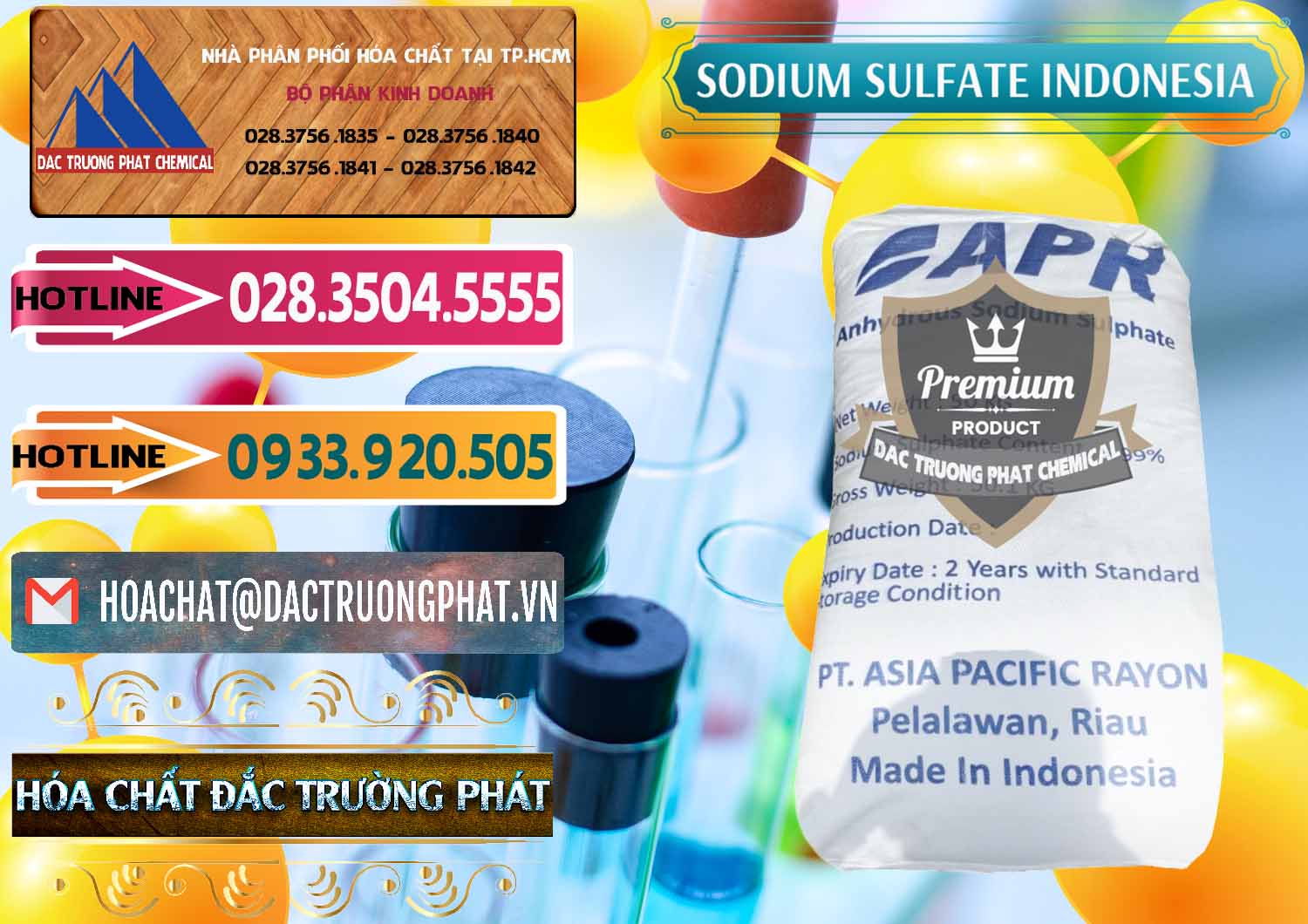Đơn vị phân phối & bán Sodium Sulphate - Muối Sunfat Na2SO4 APR Indonesia - 0460 - Công ty chuyên bán - phân phối hóa chất tại TP.HCM - dactruongphat.vn