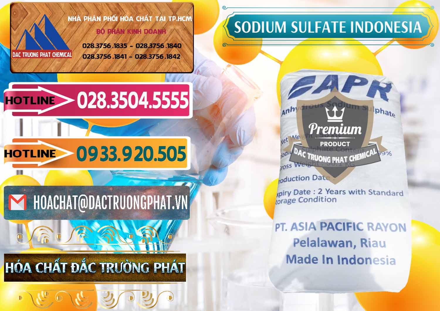 Đơn vị cung ứng và bán Sodium Sulphate - Muối Sunfat Na2SO4 APR Indonesia - 0460 - Bán - cung cấp hóa chất tại TP.HCM - dactruongphat.vn