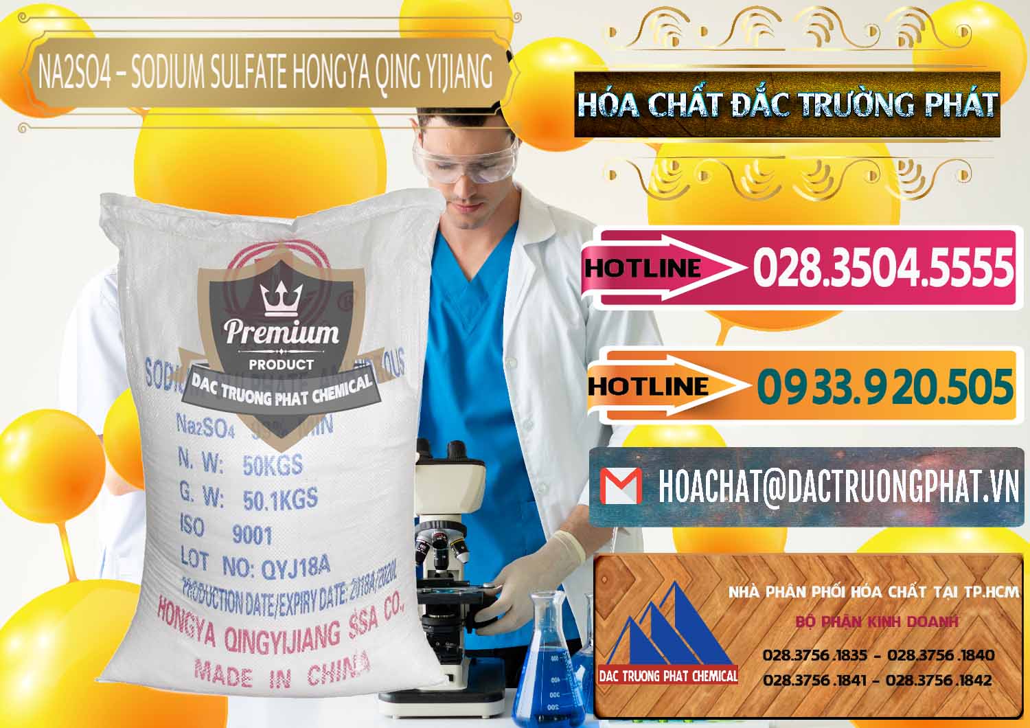Cty chuyên kinh doanh và bán Sodium Sulphate - Muối Sunfat Na2SO4 Logo Cánh Bườm Hongya Qing Yi Trung Quốc China - 0098 - Đơn vị chuyên cung cấp và nhập khẩu hóa chất tại TP.HCM - dactruongphat.vn