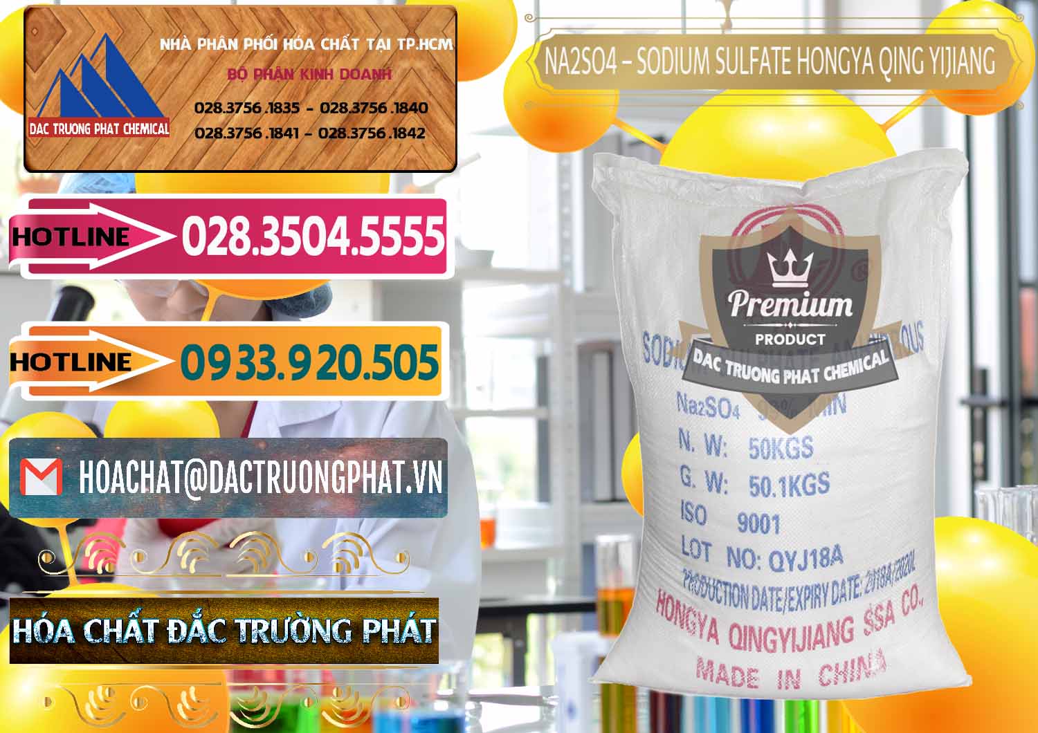 Công ty chuyên bán & phân phối Sodium Sulphate - Muối Sunfat Na2SO4 Logo Cánh Bườm Hongya Qing Yi Trung Quốc China - 0098 - Cty phân phối _ cung ứng hóa chất tại TP.HCM - dactruongphat.vn