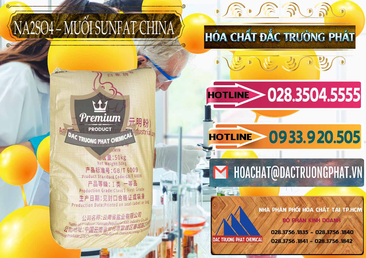 Cty bán và phân phối Sodium Sulphate - Muối Sunfat Na2SO4 Logo Con Voi Trung Quốc China - 0409 - Nơi phân phối - kinh doanh hóa chất tại TP.HCM - dactruongphat.vn