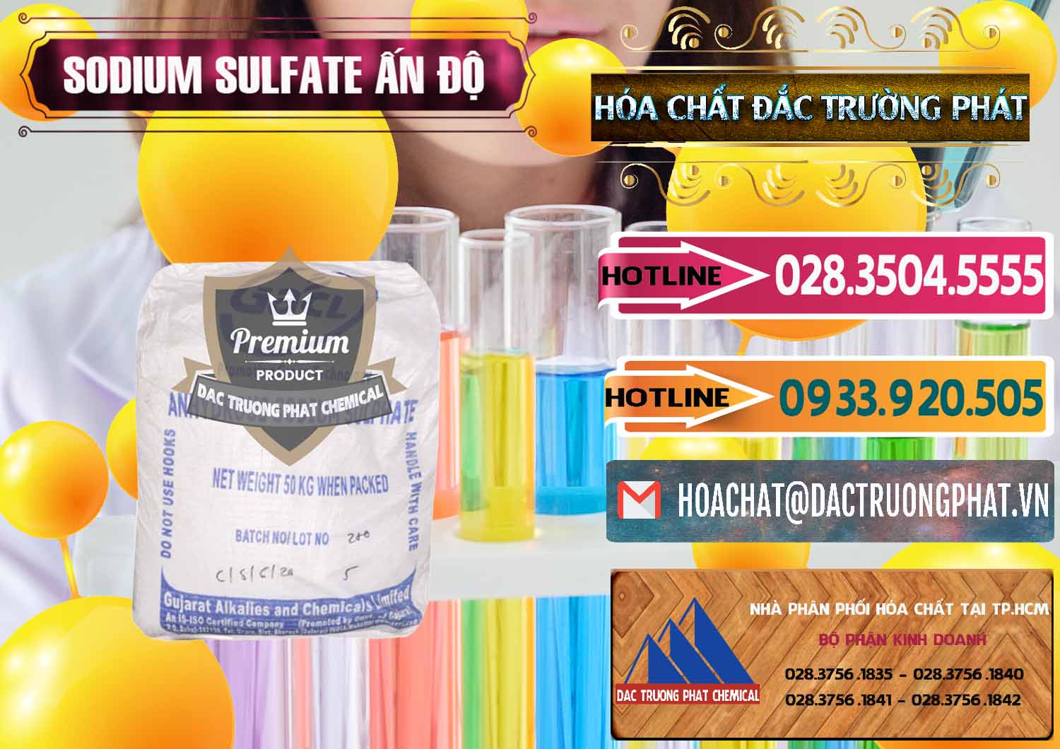 Cty bán và cung cấp Sodium Sulphate - Muối Sunfat Na2SO4 GACL Ấn Độ India - 0461 - Nơi chuyên cung cấp ( bán ) hóa chất tại TP.HCM - dactruongphat.vn