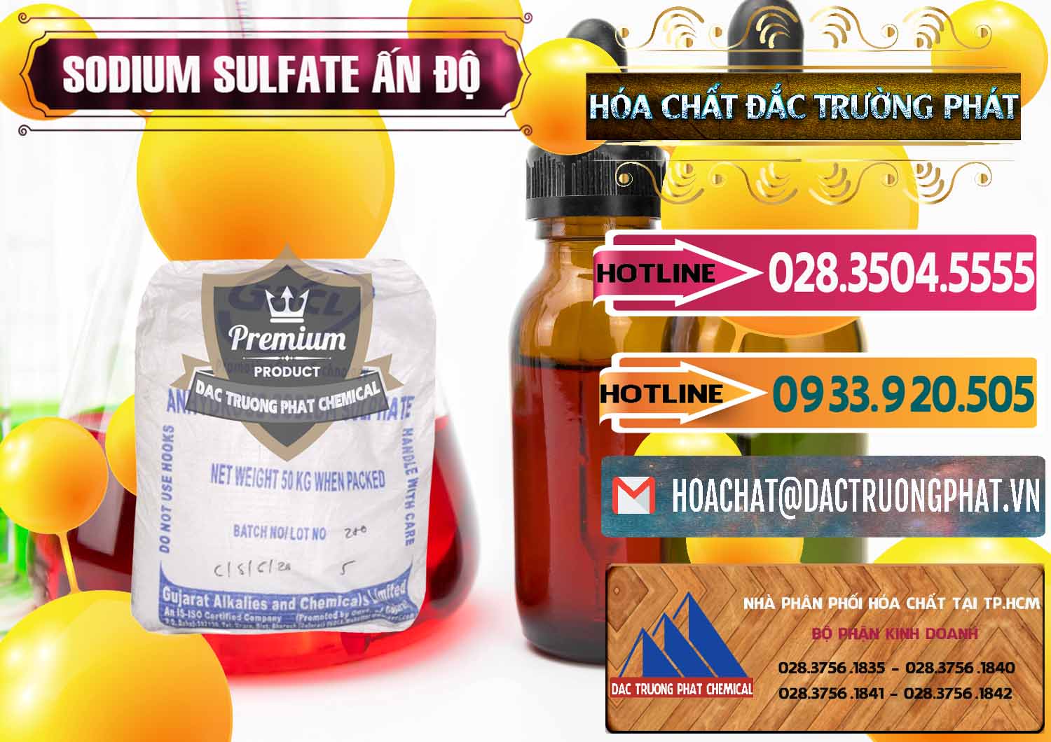 Đơn vị phân phối _ bán Sodium Sulphate - Muối Sunfat Na2SO4 GACL Ấn Độ India - 0461 - Đơn vị chuyên kinh doanh - cung cấp hóa chất tại TP.HCM - dactruongphat.vn
