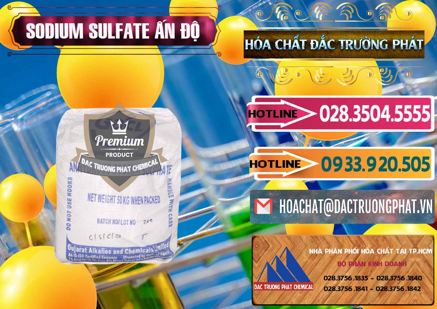 Cty chuyên phân phối và bán Sodium Sulphate - Muối Sunfat Na2SO4 GACL Ấn Độ India - 0461 - Chuyên phân phối _ cung cấp hóa chất tại TP.HCM - dactruongphat.vn