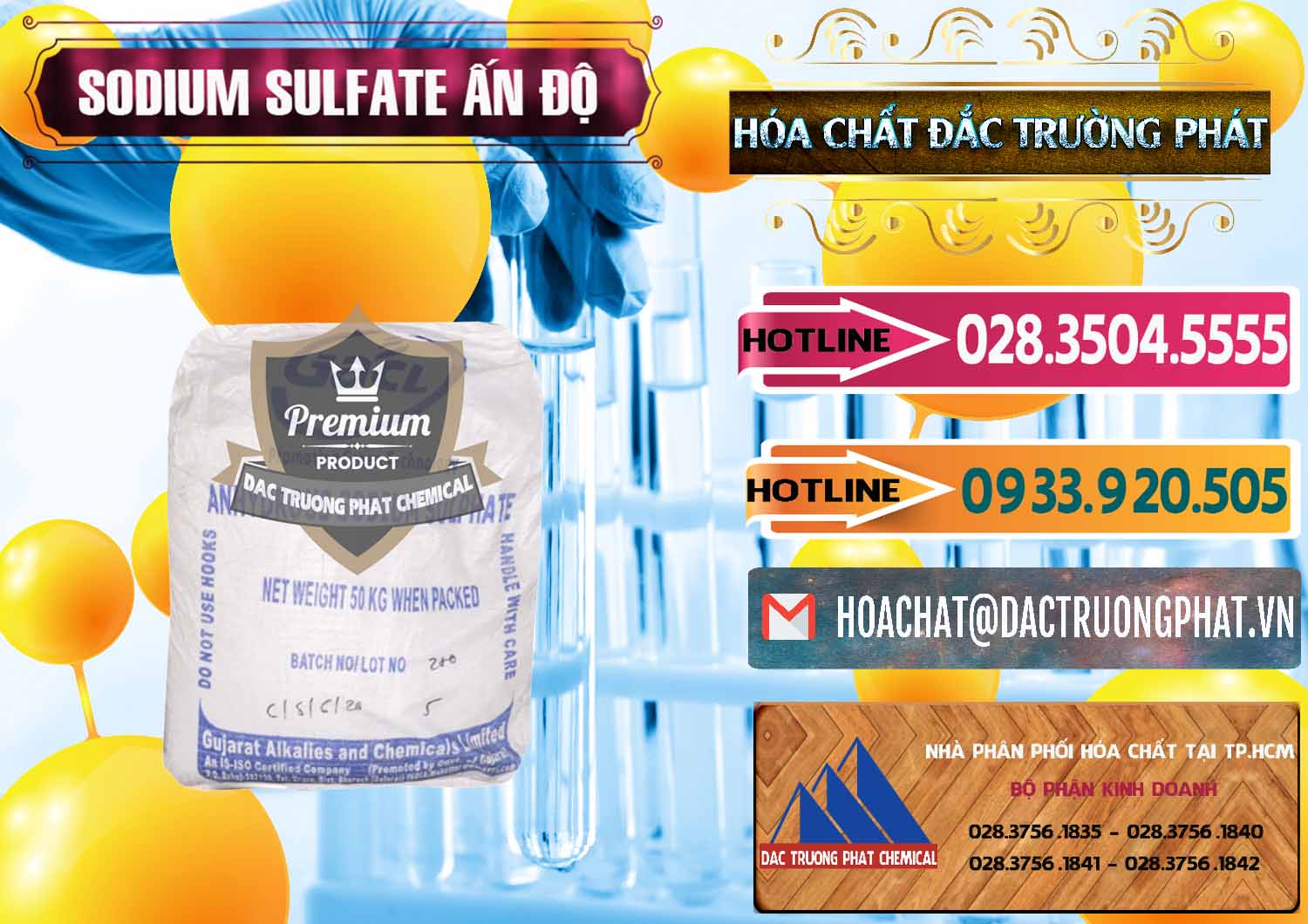 Nơi chuyên bán và phân phối Sodium Sulphate - Muối Sunfat Na2SO4 GACL Ấn Độ India - 0461 - Nhà phân phối & kinh doanh hóa chất tại TP.HCM - dactruongphat.vn
