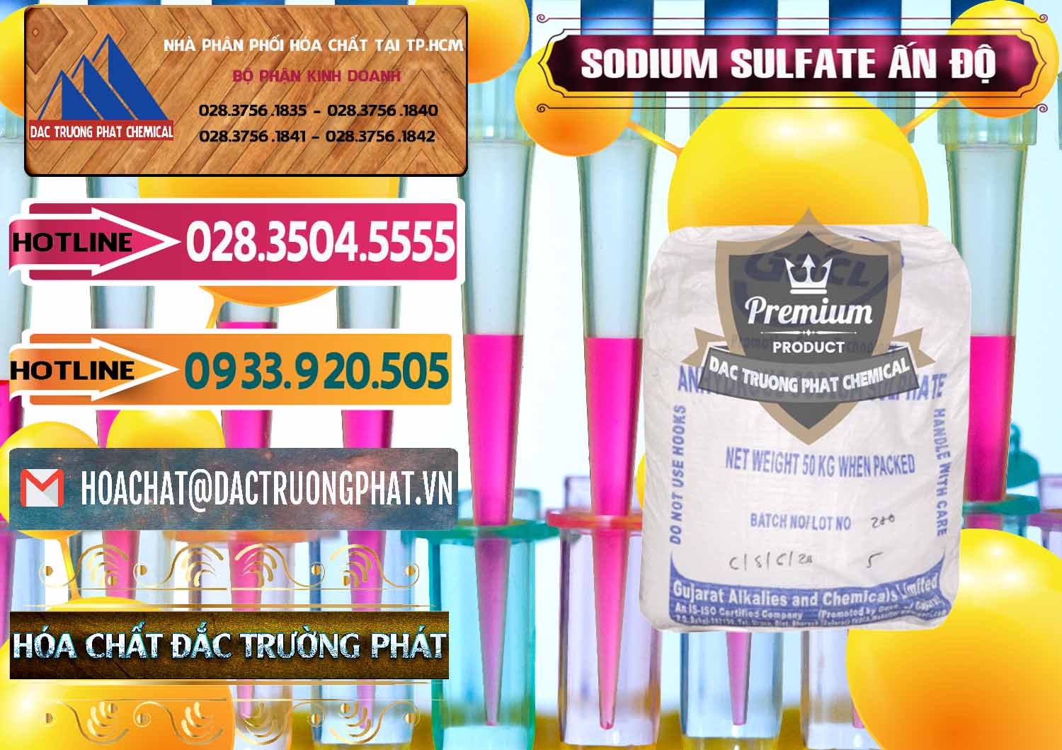 Đơn vị chuyên bán & cung ứng Sodium Sulphate - Muối Sunfat Na2SO4 GACL Ấn Độ India - 0461 - Nơi cung cấp & phân phối hóa chất tại TP.HCM - dactruongphat.vn
