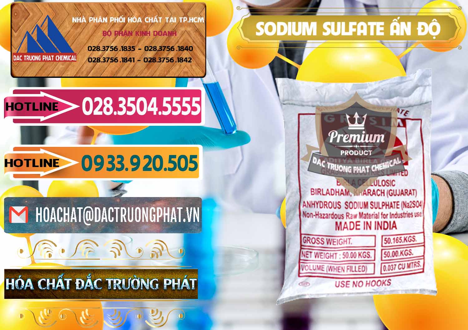 Đơn vị cung cấp & bán Sodium Sulphate - Muối Sunfat Na2SO4 Aditya Birla Grasim Ấn Độ India - 0462 - Cty phân phối - nhập khẩu hóa chất tại TP.HCM - dactruongphat.vn