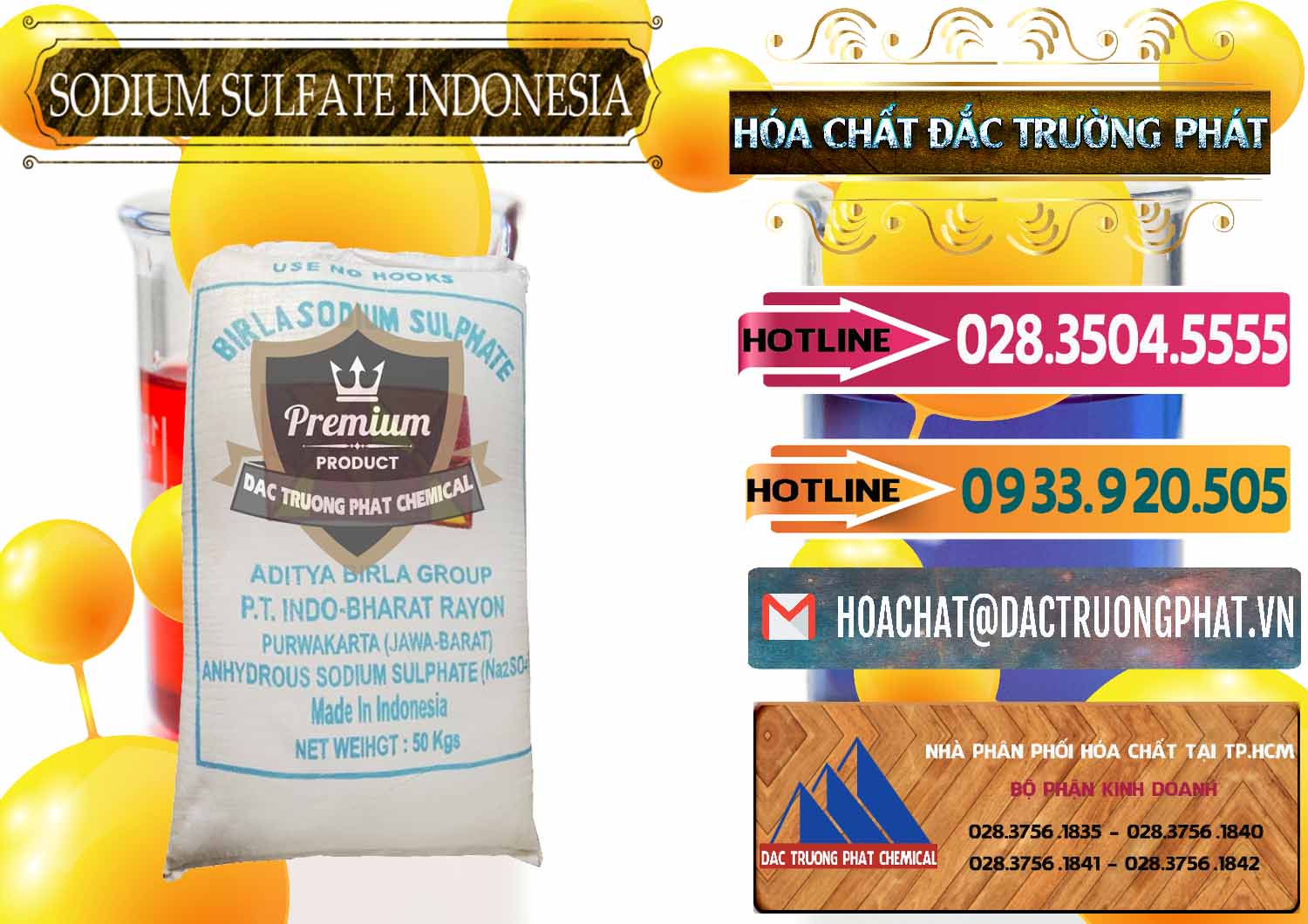 Nơi nhập khẩu và bán Sodium Sulphate - Muối Sunfat Na2SO4 99% Indonesia - 0459 - Cung cấp hóa chất tại TP.HCM - dactruongphat.vn