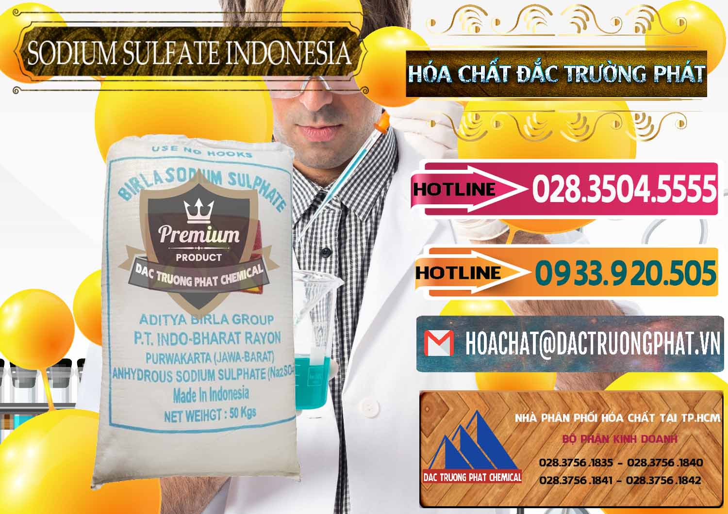 Chuyên cung cấp _ bán Sodium Sulphate - Muối Sunfat Na2SO4 99% Indonesia - 0459 - Nơi phân phối _ nhập khẩu hóa chất tại TP.HCM - dactruongphat.vn
