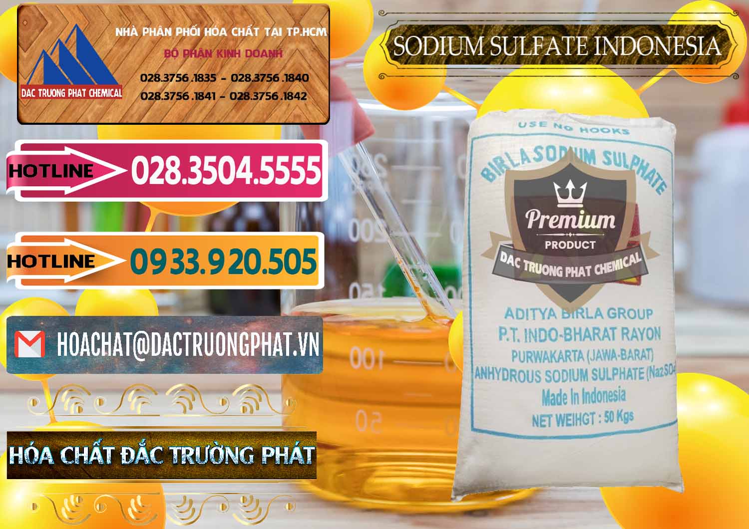 Nơi chuyên bán ( phân phối ) Sodium Sulphate - Muối Sunfat Na2SO4 99% Indonesia - 0459 - Nhà phân phối _ cung cấp hóa chất tại TP.HCM - dactruongphat.vn
