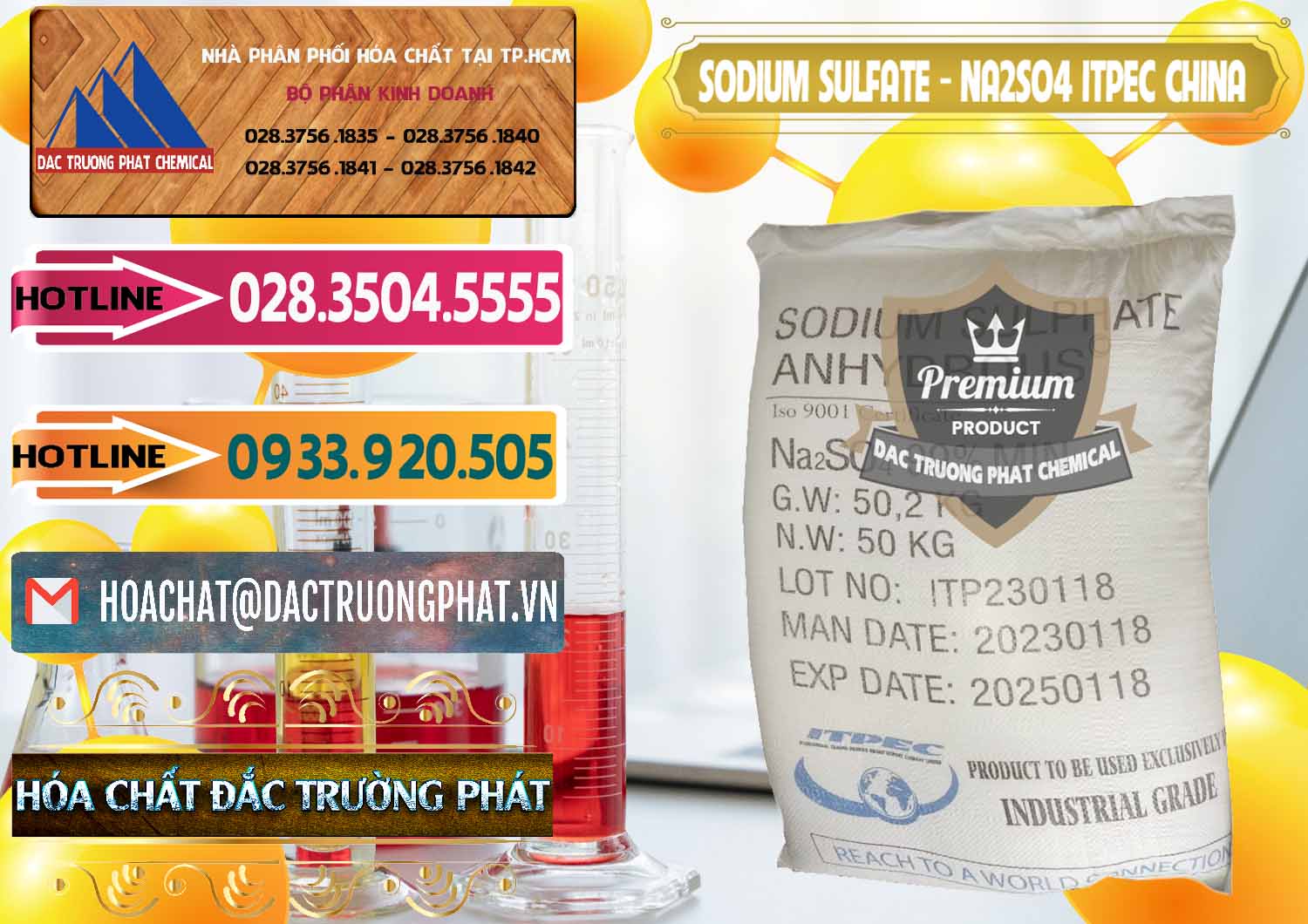 Công ty chuyên bán & cung cấp Sodium Sulphate - Muối Sunfat Na2SO4 ITPEC Trung Quốc China - 0340 - Chuyên cung cấp - phân phối hóa chất tại TP.HCM - dactruongphat.vn