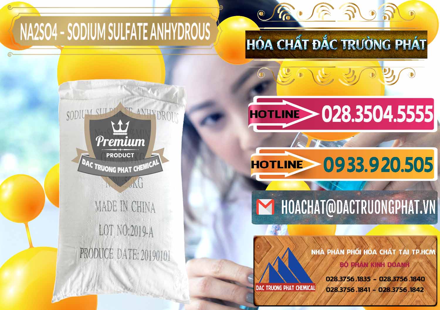 Công ty bán ( phân phối ) Sodium Sulphate - Muối Sunfat Na2SO4 PH 6-8 Trung Quốc China - 0099 - Đơn vị cung cấp _ phân phối hóa chất tại TP.HCM - dactruongphat.vn
