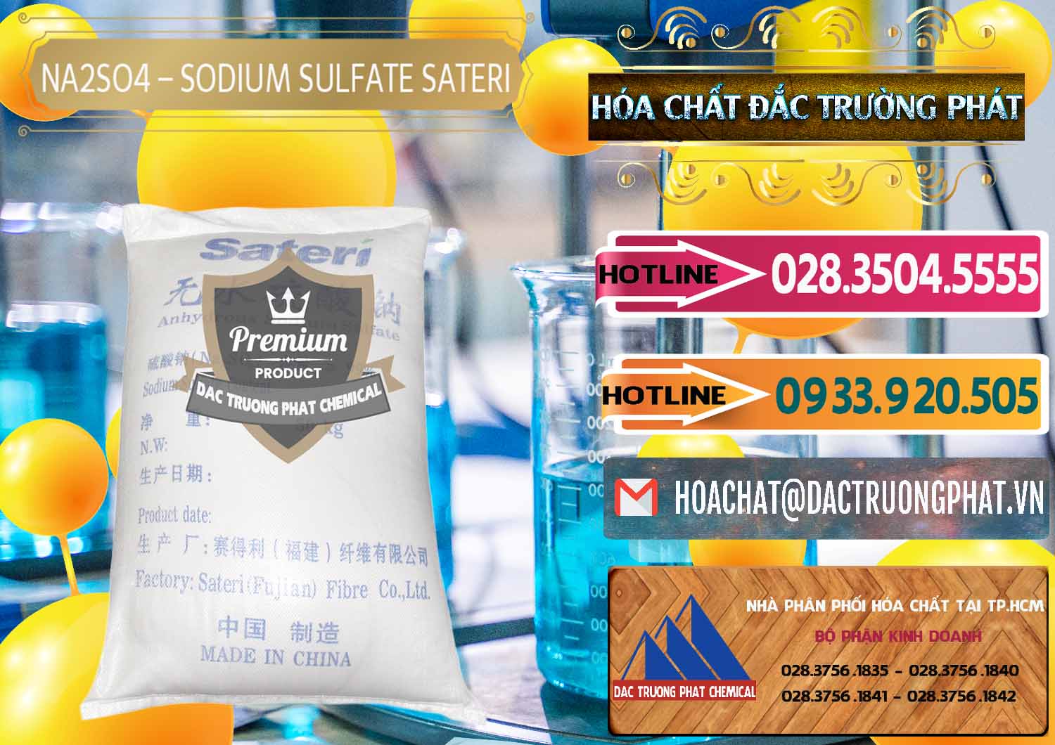 Cty nhập khẩu _ bán Sodium Sulphate - Muối Sunfat Na2SO4 Sateri Trung Quốc China - 0100 - Cty phân phối _ bán hóa chất tại TP.HCM - dactruongphat.vn
