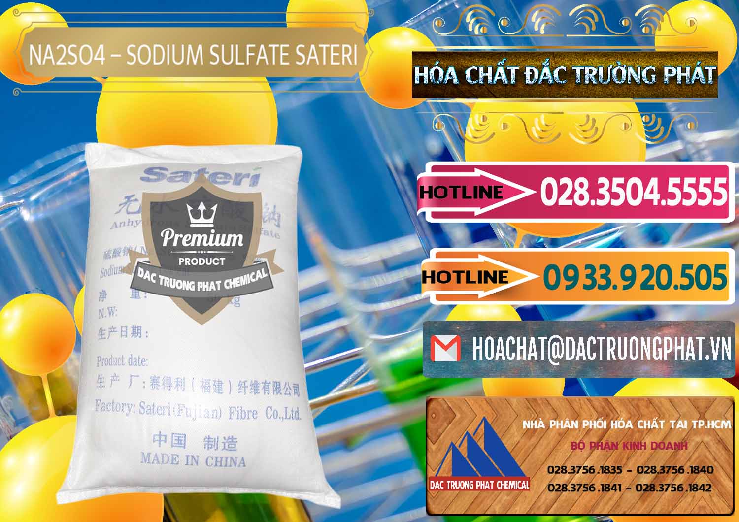 Nơi chuyên bán _ cung ứng Sodium Sulphate - Muối Sunfat Na2SO4 Sateri Trung Quốc China - 0100 - Bán _ cung cấp hóa chất tại TP.HCM - dactruongphat.vn